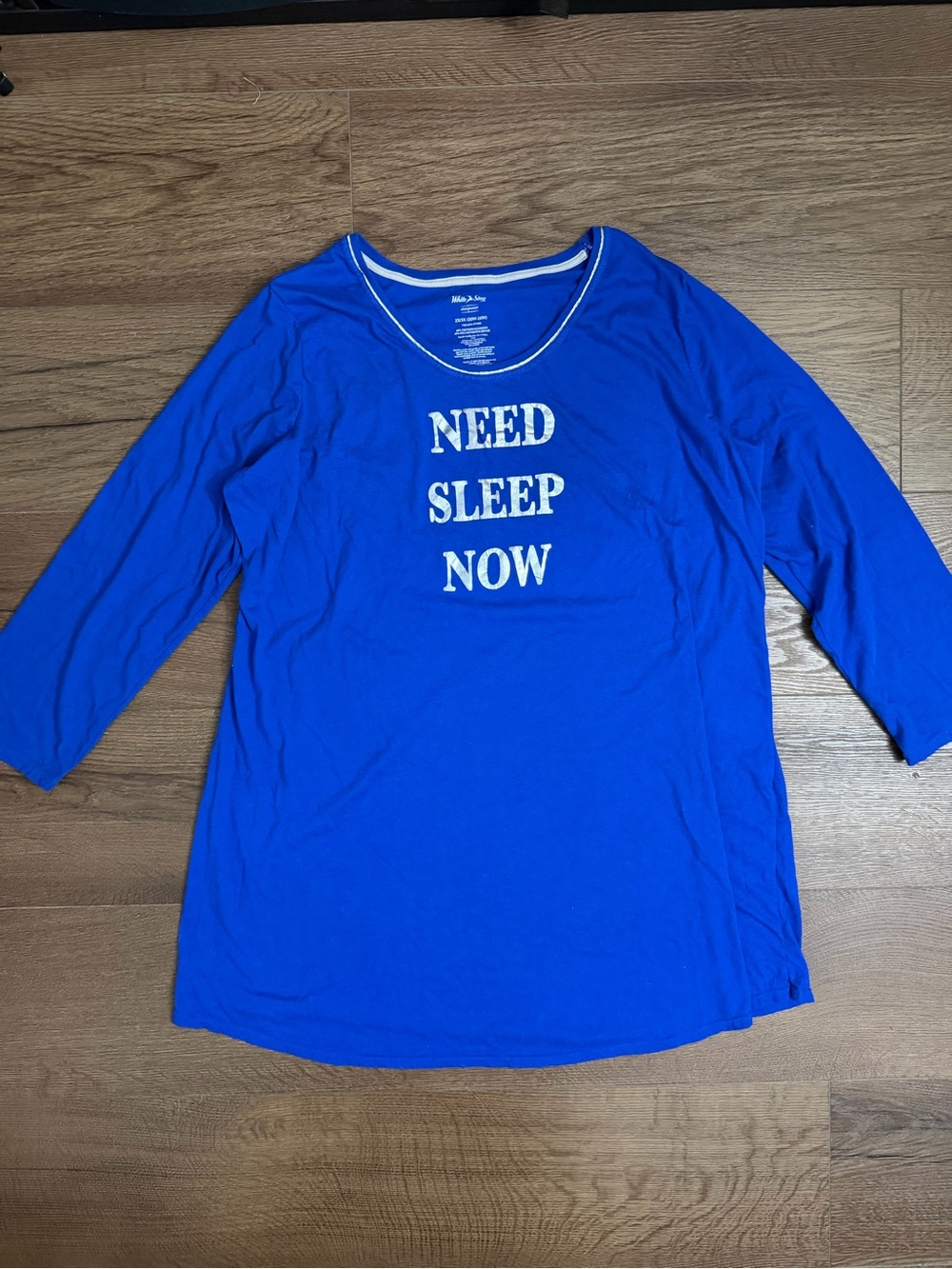 White Stag Royal Blue Sleep Top with White Trim